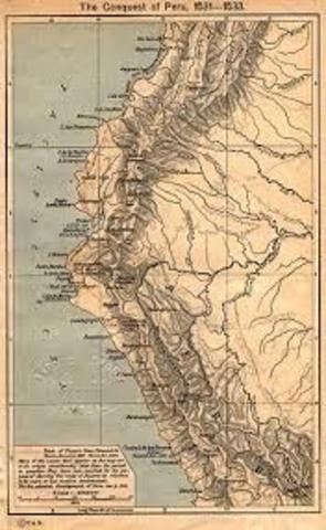 1531-1535 Pizarro sottomette gli Incas
