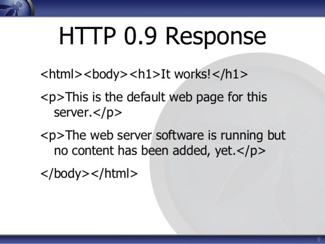HTTP 0.9