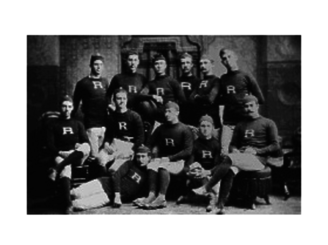 The First College Football Game