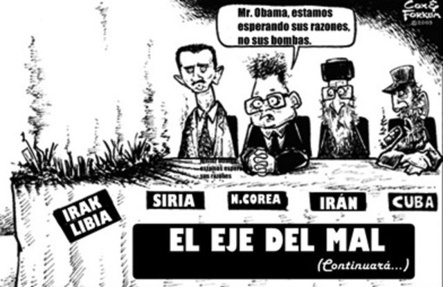 Eje del mal y otras presiones