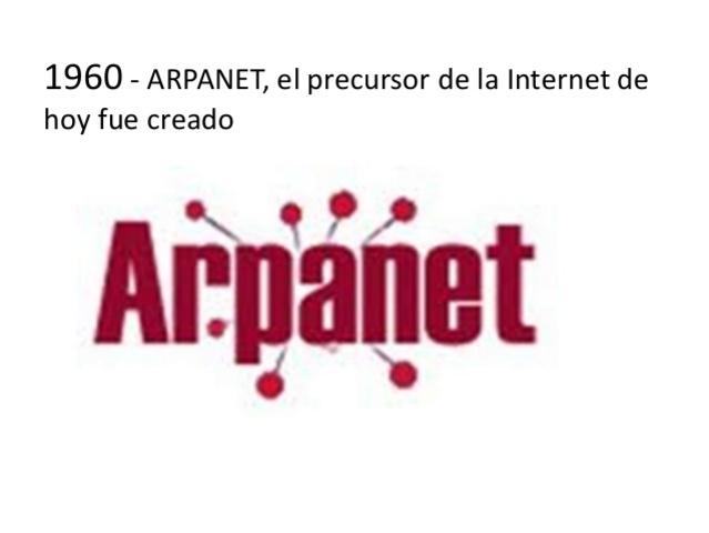ARPANET 1969  4 COMPUTADORAS CONECTADAS