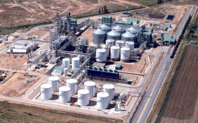 planta de biocombustible