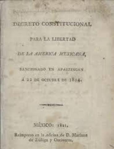 Decreto Constitucional para la Libertad de la América Mejicana (Constitución de Apatzingan)