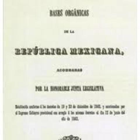 Bases de Organización Política de la República Mexicana