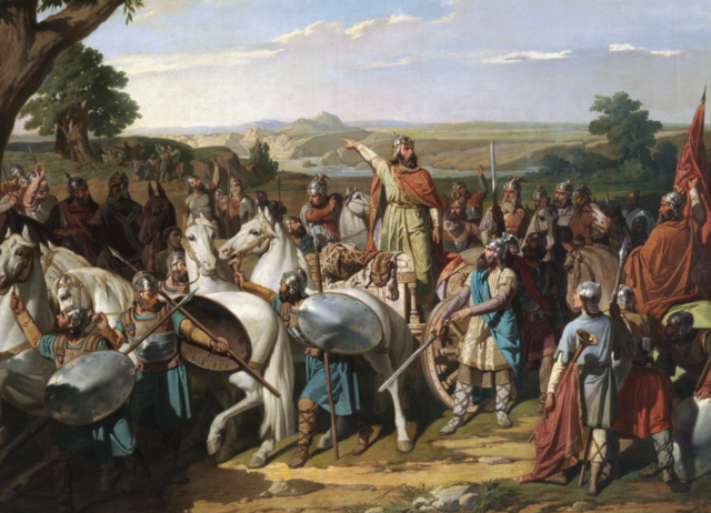 Comienza la conquista musulmana de la península ibérica.