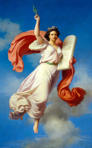 Se promulga la Constitución de 1857.