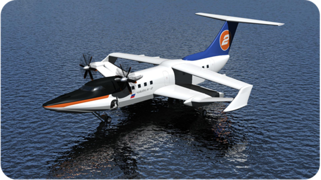 Экраноплан «Чайка».