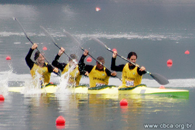 Aquaticos primeira competição de canoa