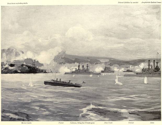 Castillo San Cristobal vs. buque USS Yale