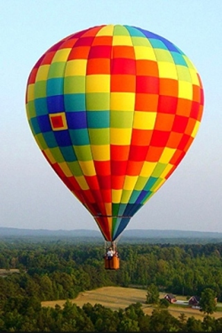 Transporte aéreo - balão de ar quente
