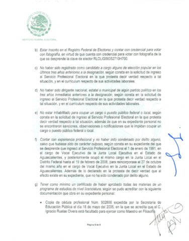 Designaciones de presidentes (as) de los Consejos Locales.