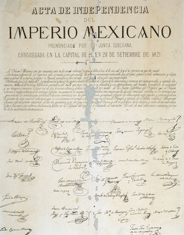 Acta de Independencia del Imperio Mexicano