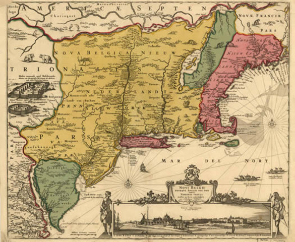 The Duke of York gets New Netherland
