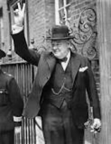 Churchill becomes Prime Minister of Britain
