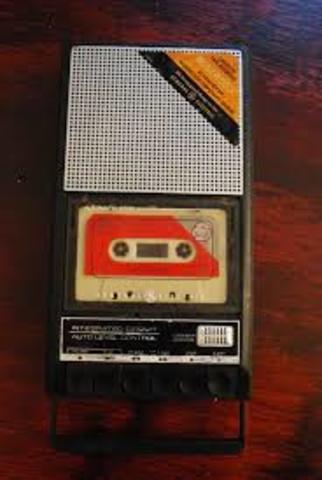 compact stereo cassette tape and player