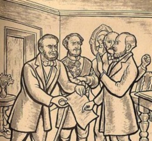 Se firman los Tratados de la Soledad.