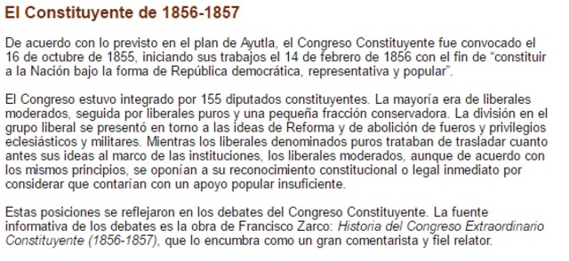 El Constituyente de 1856-1857