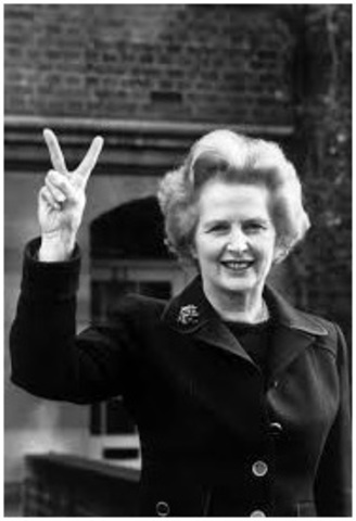 Margaret Thatcher.