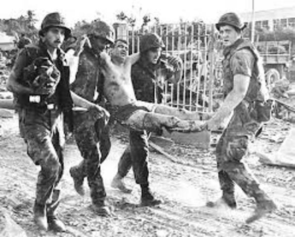 A terrorist truck bomb kills two hundred and forty-one United States peacekeeping troops in Lebanon at Beirut International Airport.