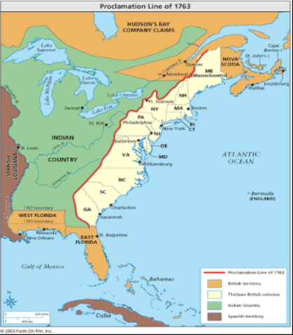 The Proclamation Line of 1763