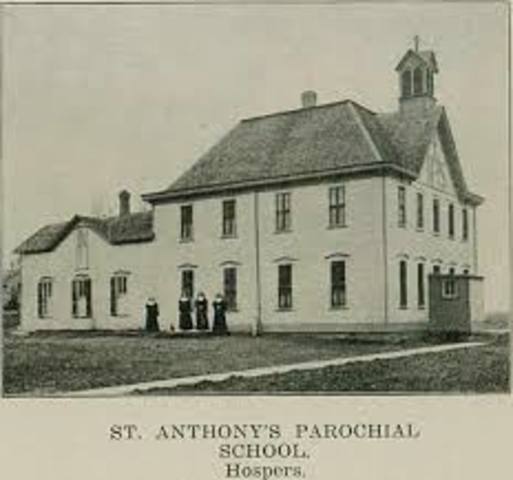 First U.S. parochial school