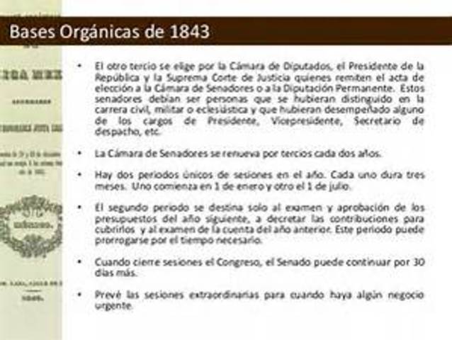Bases organicas de 1843