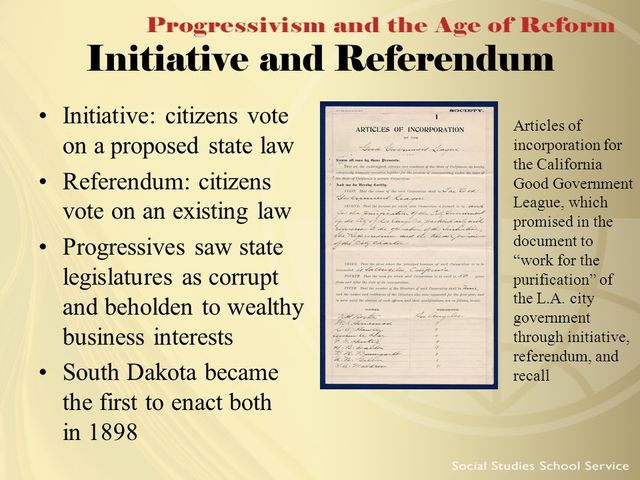 Initiative & Referendum