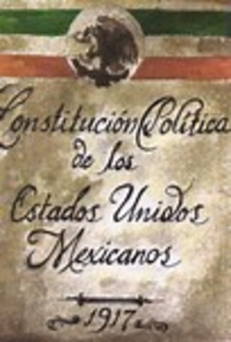 Constitucion politica de los Estados Unidos Mexicanos.