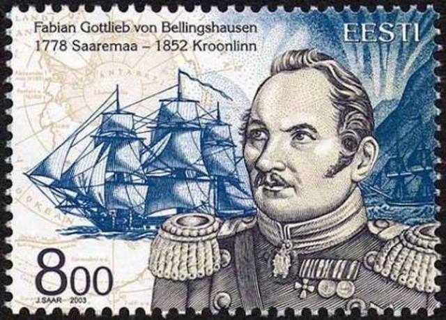 Bellingshausen Crosses the Antarctic Circle