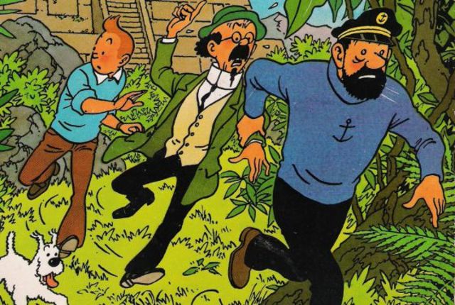 Deu llibres d'Hergè