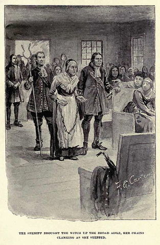 Rebecca Nurse being tried