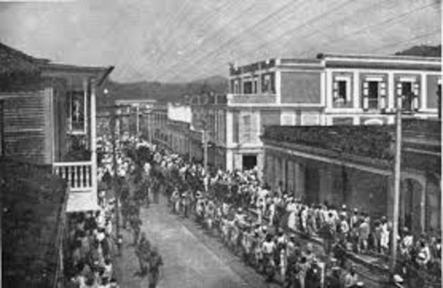 Ejercito invasor ocupa Mayaguez