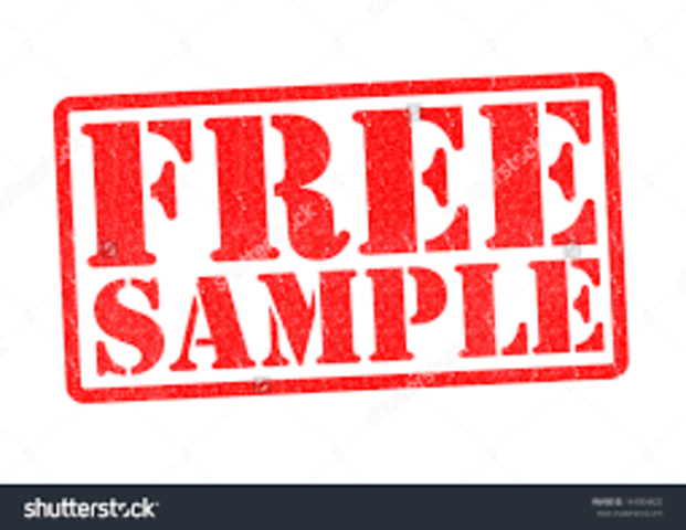 Free sample week