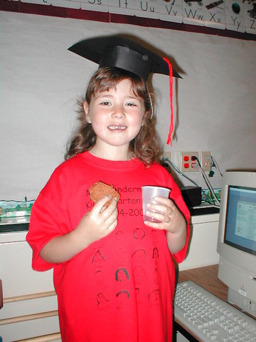 I graduate kindergarten