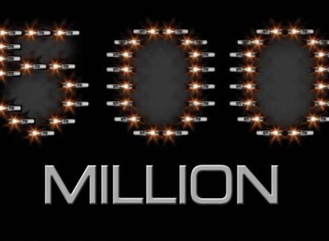 Zuckerberg reported that the company reached the 500 million-user mark