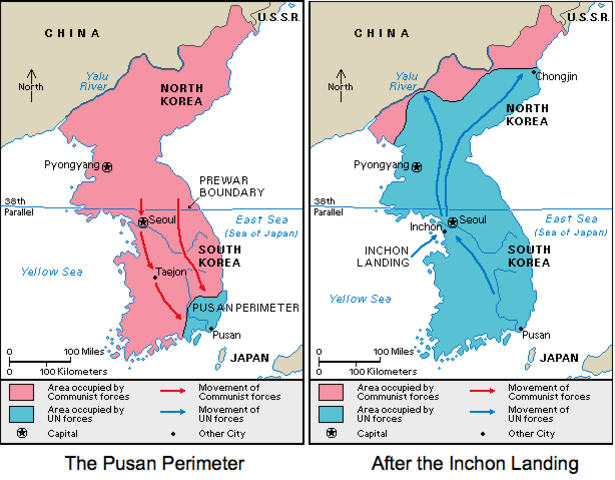 America decides to go to war in Korea