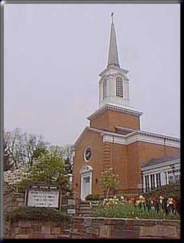 First Lutheran church in Maryland built near Monocacy River.