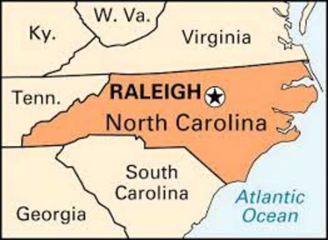 The capital of North Carolina