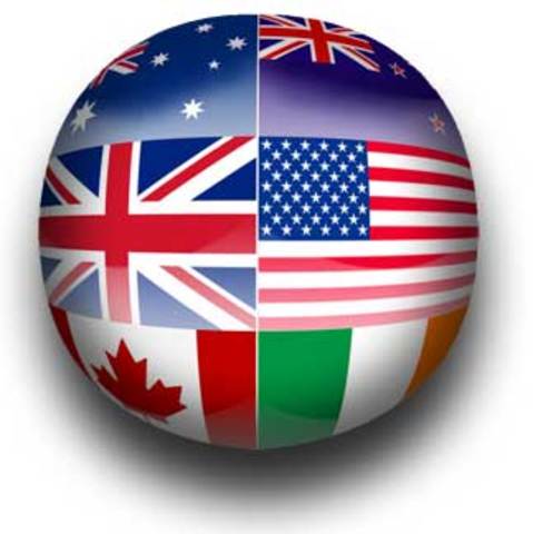 My first class in English