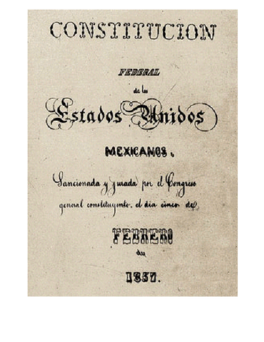 Constitución Federal de los Estados Unidos Mexicanos de 1857