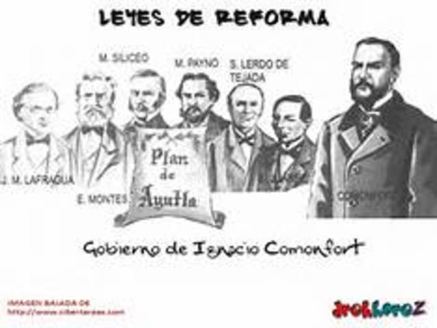 Constitución de 1860 Leyes de Reforma