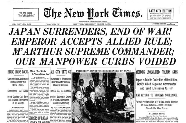 Fin de la Segunda Guerra Mundial  en Asia