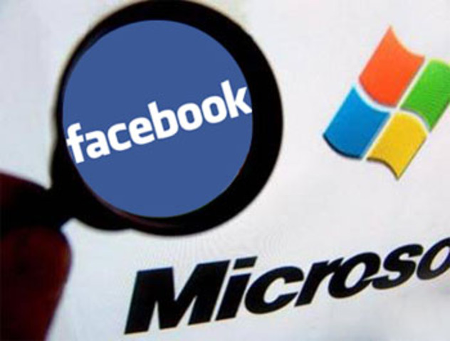Microsoft y facebook