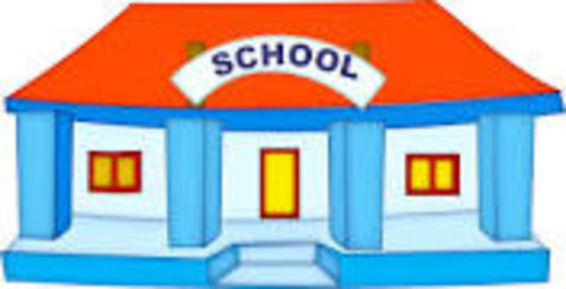 The first time studing english at school