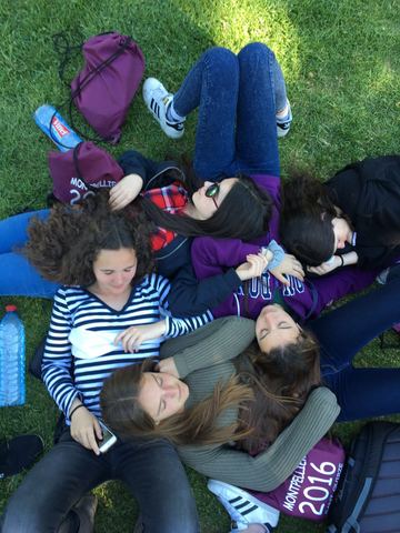 School exchange programme in Montpellier.