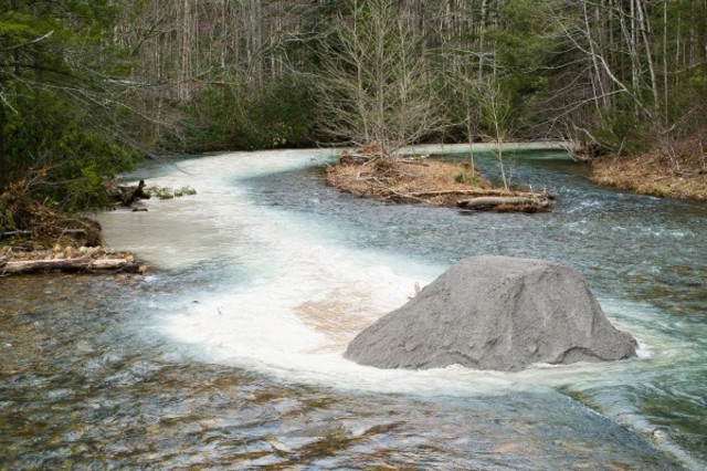 West Virginia Fights Acid Rain by Dumping Limestone Into Streams