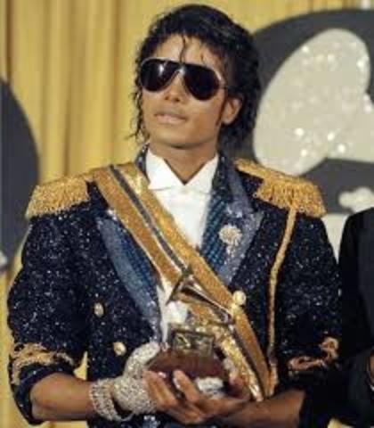 Michael is awarded his first Grammy for best R&B male vocal performance