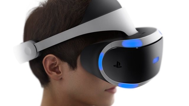 A Virtual Reality headset in 2016