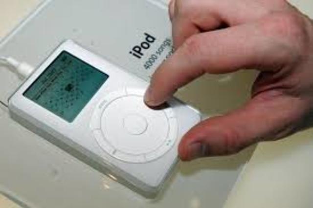 iPod MP3 music player.