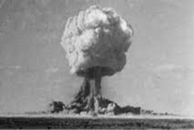 Soviet Union tests Atomic Bomb